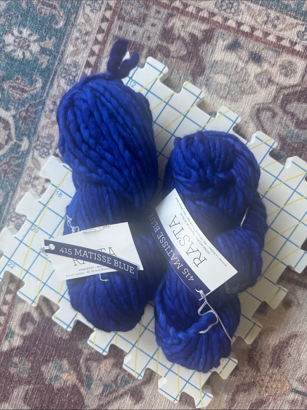 2- Rasta Bulky Yarn - Matisse Blue